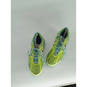 Nike Dual Fusion Lite Running Shoes Womens Size 8 Green Blue Sneakers 599560-700